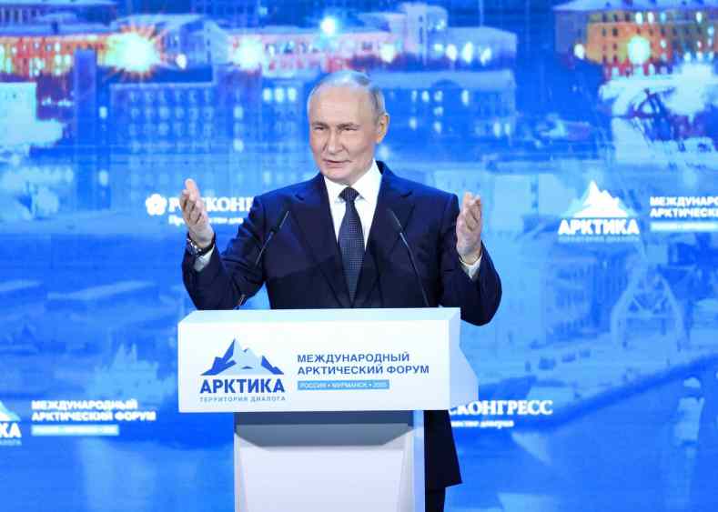 Выступление Владимира Путина на Форуме «Арктика – территория диалога»